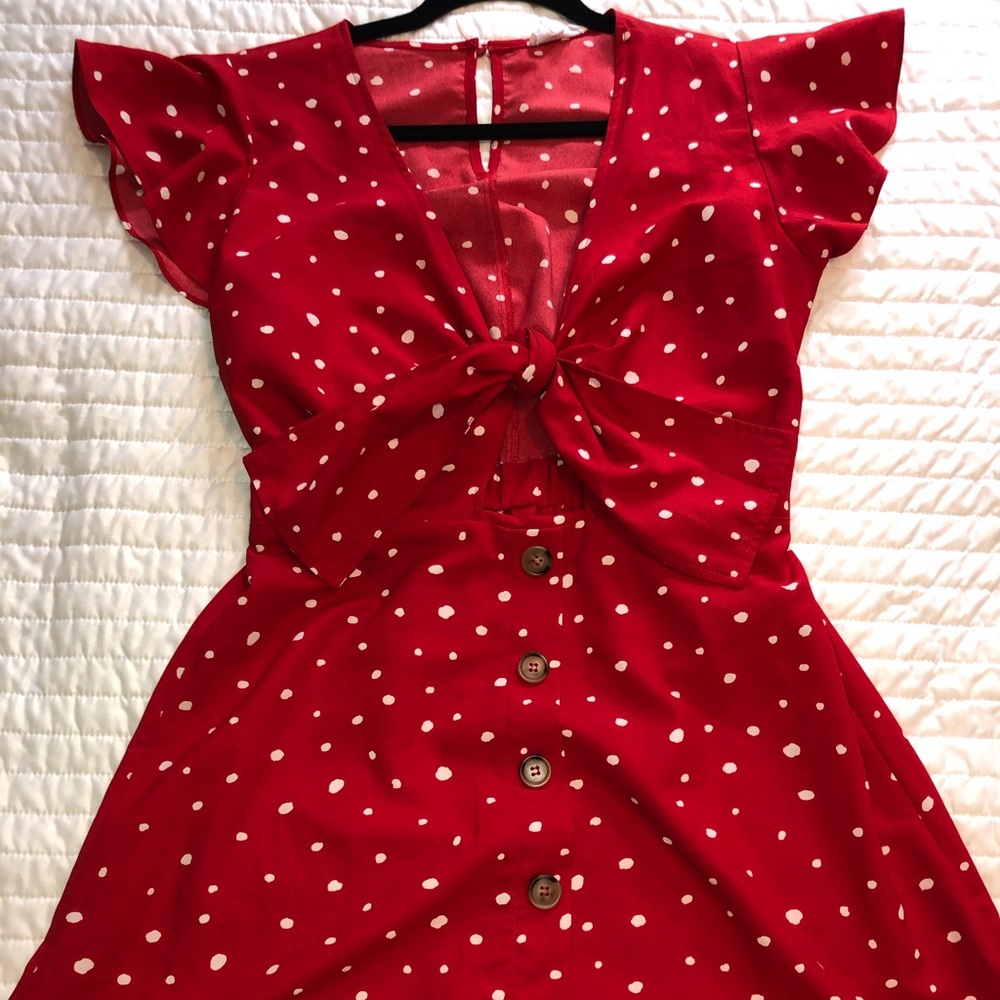 Red Polka Dot Dress